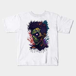 Zombie Gaze - Halloween Kids T-Shirt